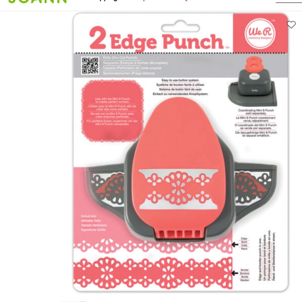 We R Memory Keepers 2 Edge Punch Doily